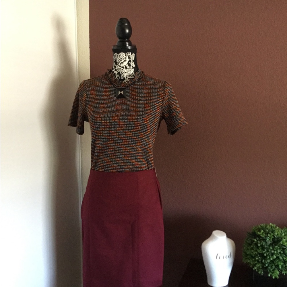 Van Heusen Stretch Extensible Pencil Cut Skirt